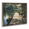 Stupell Industries Lake Life Dog on Dock Floating Frame, design by Sara Culpepper